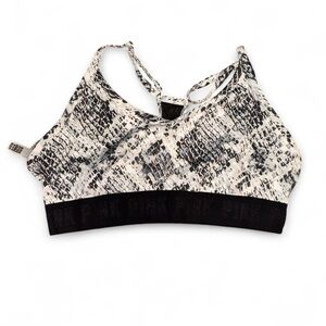VS PINK snakeskin sports bra - size M
